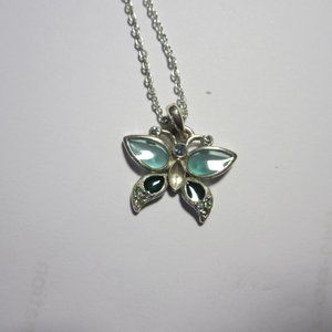 VINTAGE Girls' Butterfly necklace